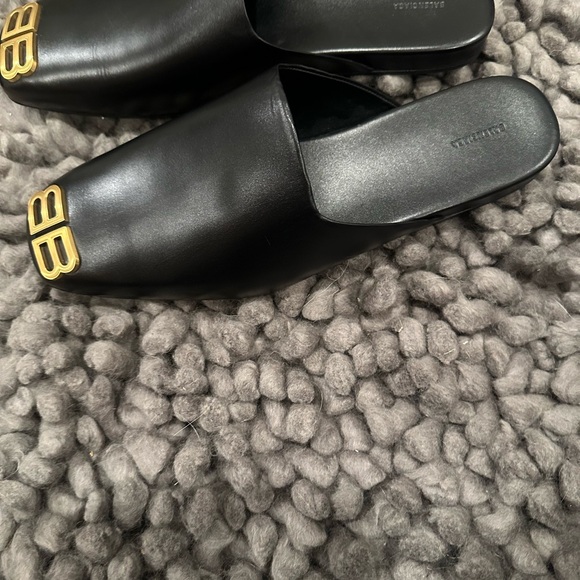 BB BALENCIAGA Men’s Leather slides EU 46. New without tags. - Picture 2 of 11